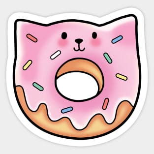 Donut Cat Sticker